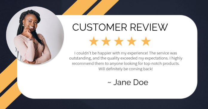 Customer Review Facebook Post Template | PosterMyWall