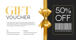 Putih Gift Voucher Facebook Shared Image Template