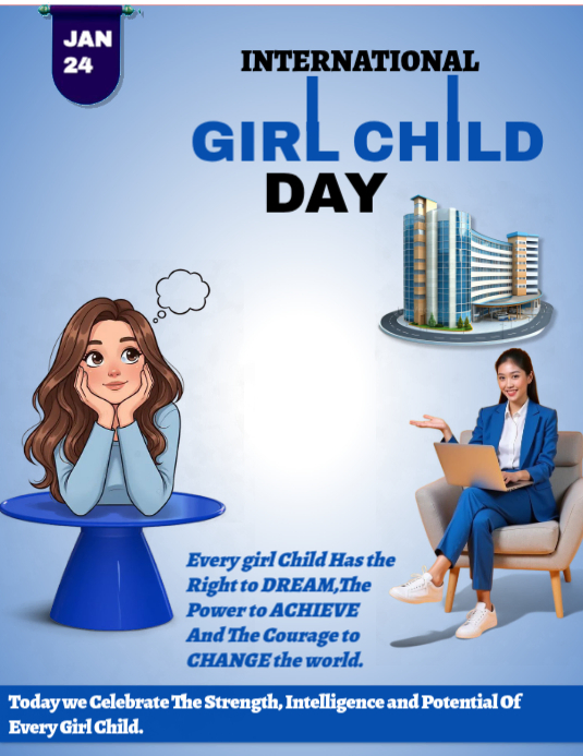 International Girl Child Day Template | PosterMyWall