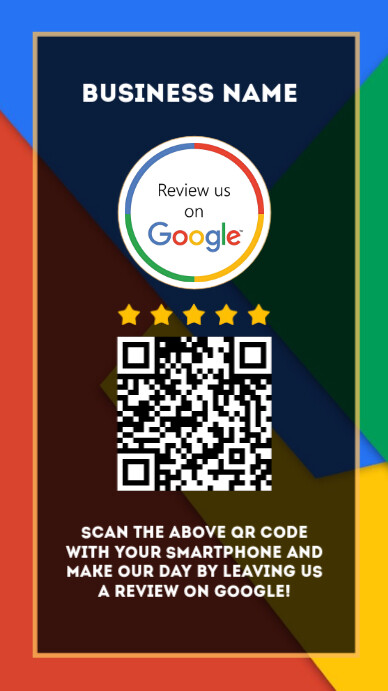 White Professional Google Review Qr Code Flyer Template Instagram Story