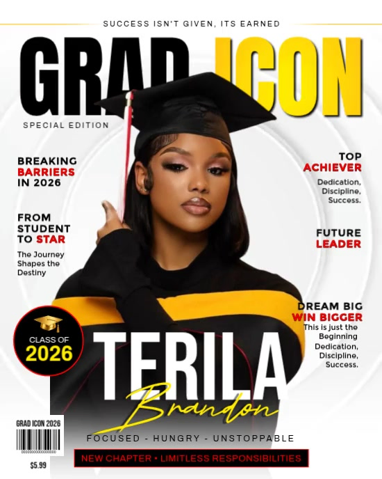 Graduation Ceremony Template | PosterMyWall