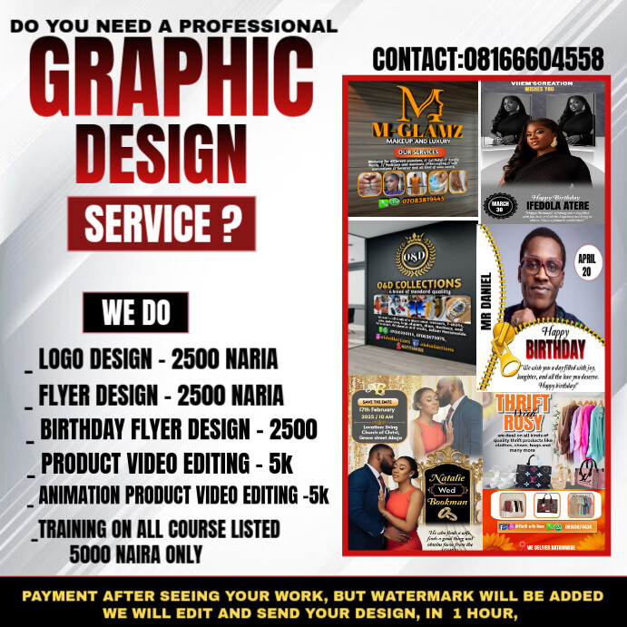 White Professional Graphic Design Flyer Instagram Post Template ...