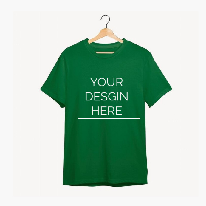 White Professional Green Tee Shirt Mockup Instagram Post Template