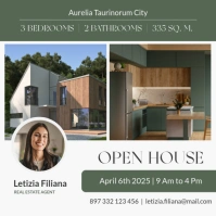 White Professional Green White And Black Real Estate Advertisement Instagram Post Banner 2025 2026 2 template