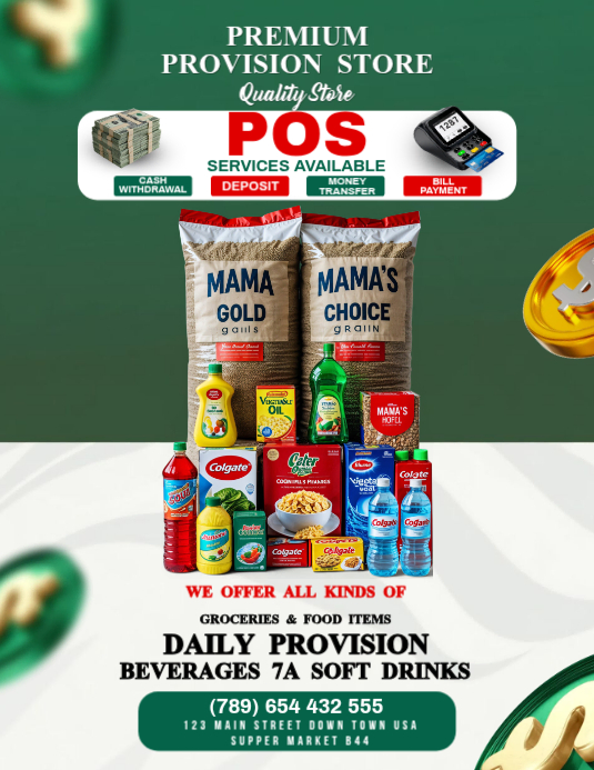 Grocery Store Promotion Flyers Template | PosterMyWall