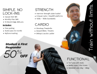 Hvid Gym Promotion Folder Template - Page 2