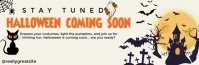 White Professional Halloween Email Header template