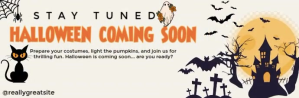 White Professional Halloween Email Header template