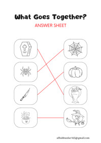 White Professional Halloween Kids Activities A4 template