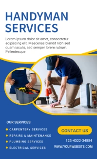 White Professional Handyman Services Us Legal template