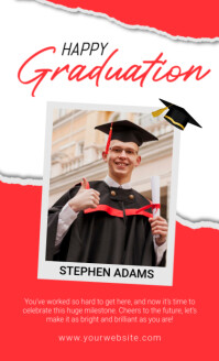 White Professional Happy Graduation Us Legal template