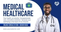 White Professional Health Facebook Shared Image template