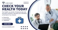White Professional Health Facebook Shared Image template