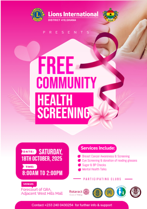 White Professional Health Screeing A5 Template | PosterMyWall