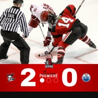 White Professional Hockey Gameday Instagram Post template