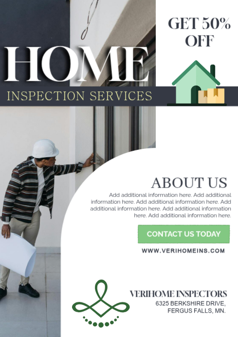 Home Inspection Services A3 Template | PosterMyWall