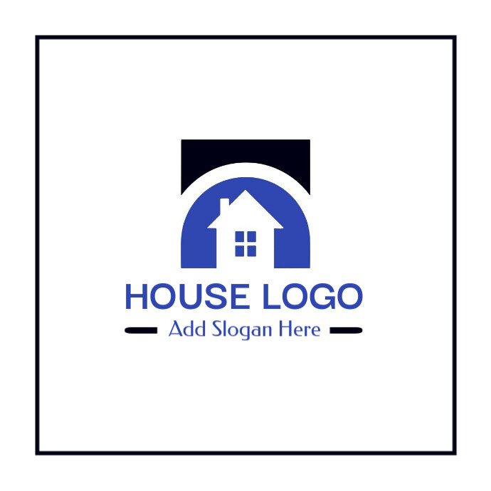 White Professional Home Logo, Home Logo, House Logo, Real Estate Logo, Smart Real Estate Logo template