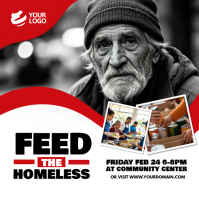 White Homelessness Awareness Event Iphosti le-Instagram Template