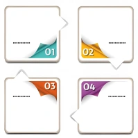 White Professional Infographics  Square (1:1) template