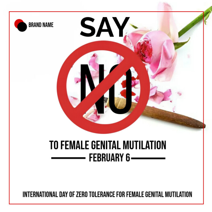 White Professional International Day Of Zero Tolerance For Female ...