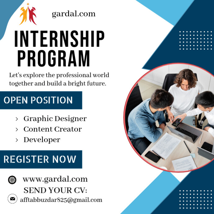 Copy of White Professional Internship Program Instagram Post | PosterMyWall