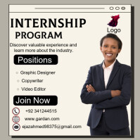 Internship Program Announcement Template | PosterMyWall