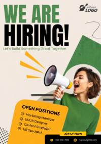 Putih Job Recruitment A5 Template