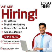 Wit Job Recruitment Instagram Post Template