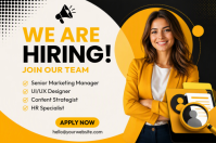 Hvid Job Recruitment Poster Template