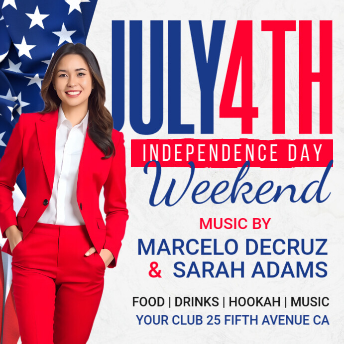 Copy of White Professional July Of 4th Instagram Post | PosterMyWall