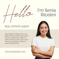 White Professional Kaki And Grey Modern Minimal Real Estate Agent Advertising 2025 2026 2027 2028 20 Instagram-opslag template