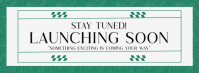 White Professional Launching Soon  Facebook Cover Photo template
