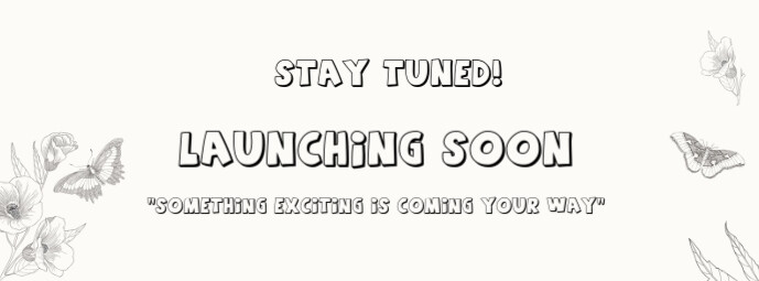 White Professional Launching Soon Notice Facebook Cover Photo Template ...