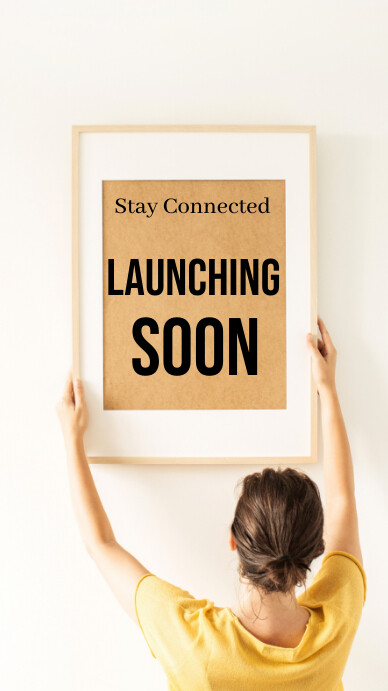 White Professional Launching Soon Notice Ins Template | PosterMyWall