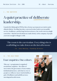 White Leadership Seminar A4 Template - Page 2