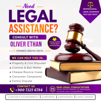 Biały Legal Consultation Services Instagram Post Template