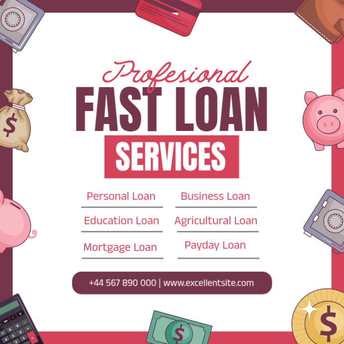 White Professional Loan Services Instagram Post Template | PosterMyWall