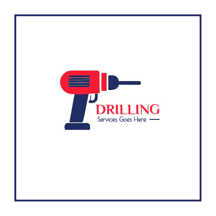 White Professional Maintenance Logo, Maintenance Logo, Home Repair Logo, House Repair Logo, Drilling Logotyp template