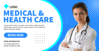 White Professional Medical & Health Care Facebook Shared Image template