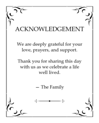 White Memorial Celebration Instagram Portrait Template - Page 2