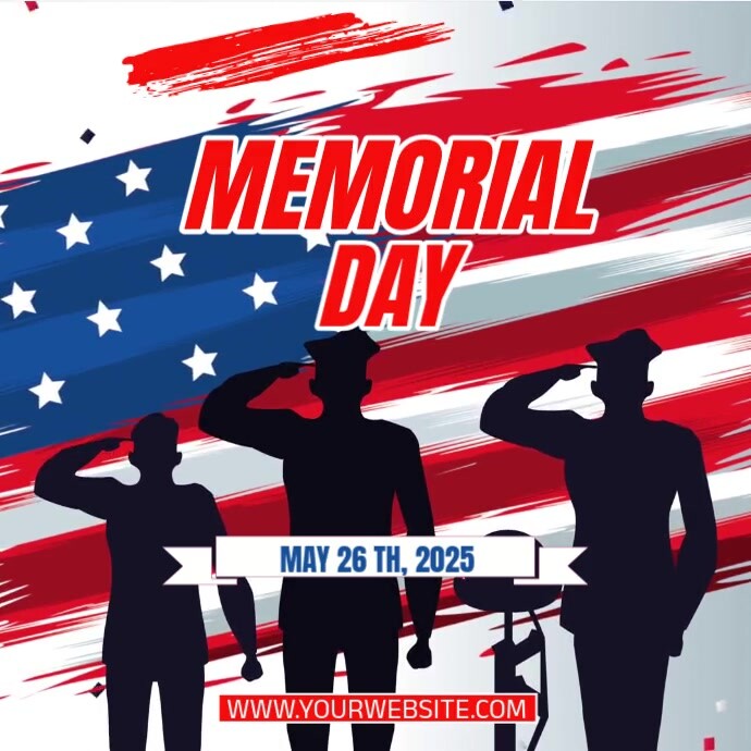Copy of White Professional Memorial Day Instagram Post | PosterMyWall