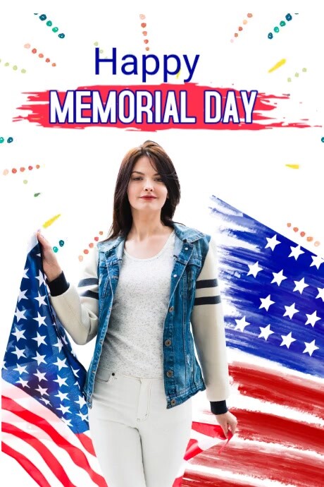 Copy of White Professional Memorial Day Poster | PosterMyWall
