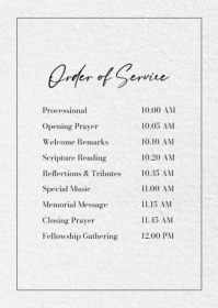 Putih Memorial Service A6 Template - Page 4
