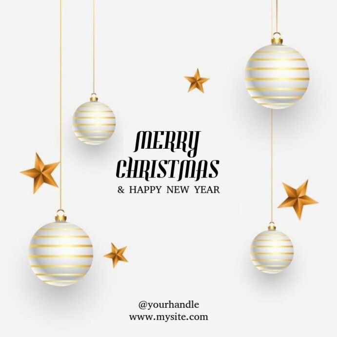 Copy of White Professional Merry Christmas Design Instagram Post ...