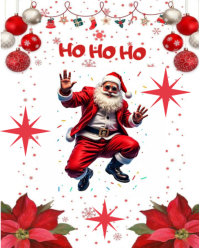 Ho ho ho Instagram Portrait template