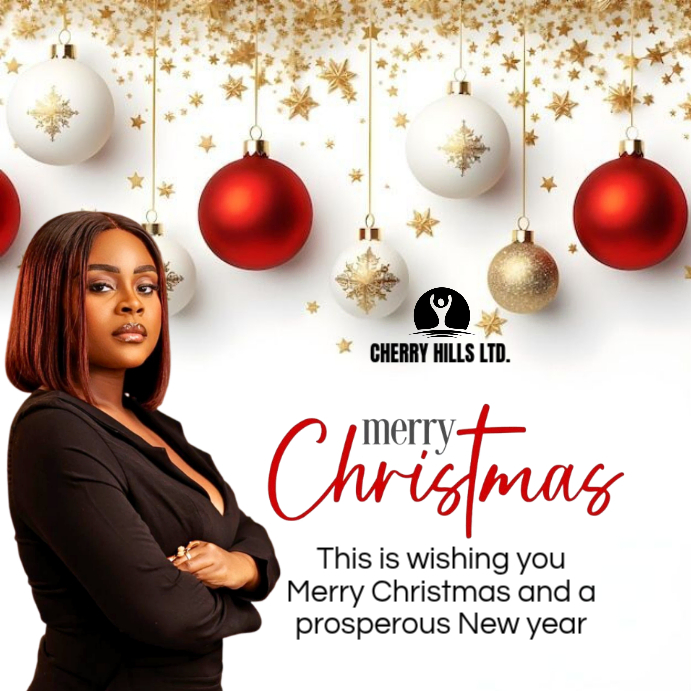 White Professional Merry Christmas Instagram Post Template | PosterMyWall