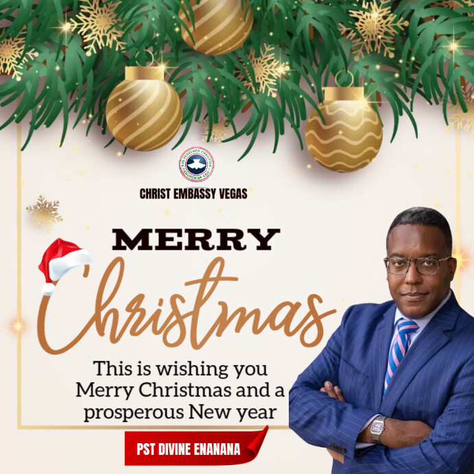 White Professional Merry Christmas Instagram Post Template | PosterMyWall