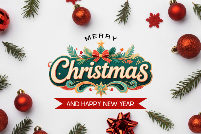 Plantilla de White Professional Merry Christmas Poster | PosterMyWall
