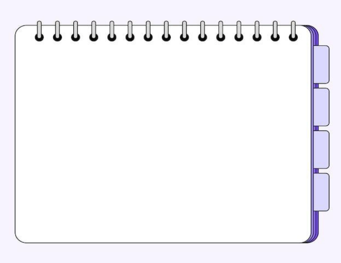 White Professional Minimal Spiral Notebook Page Flyer (us Letter ...