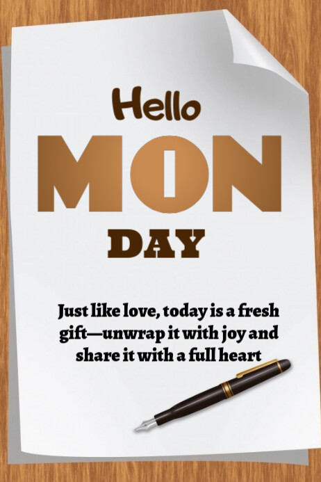 Plantilla de White Professional Monday Post Poster | PosterMyWall